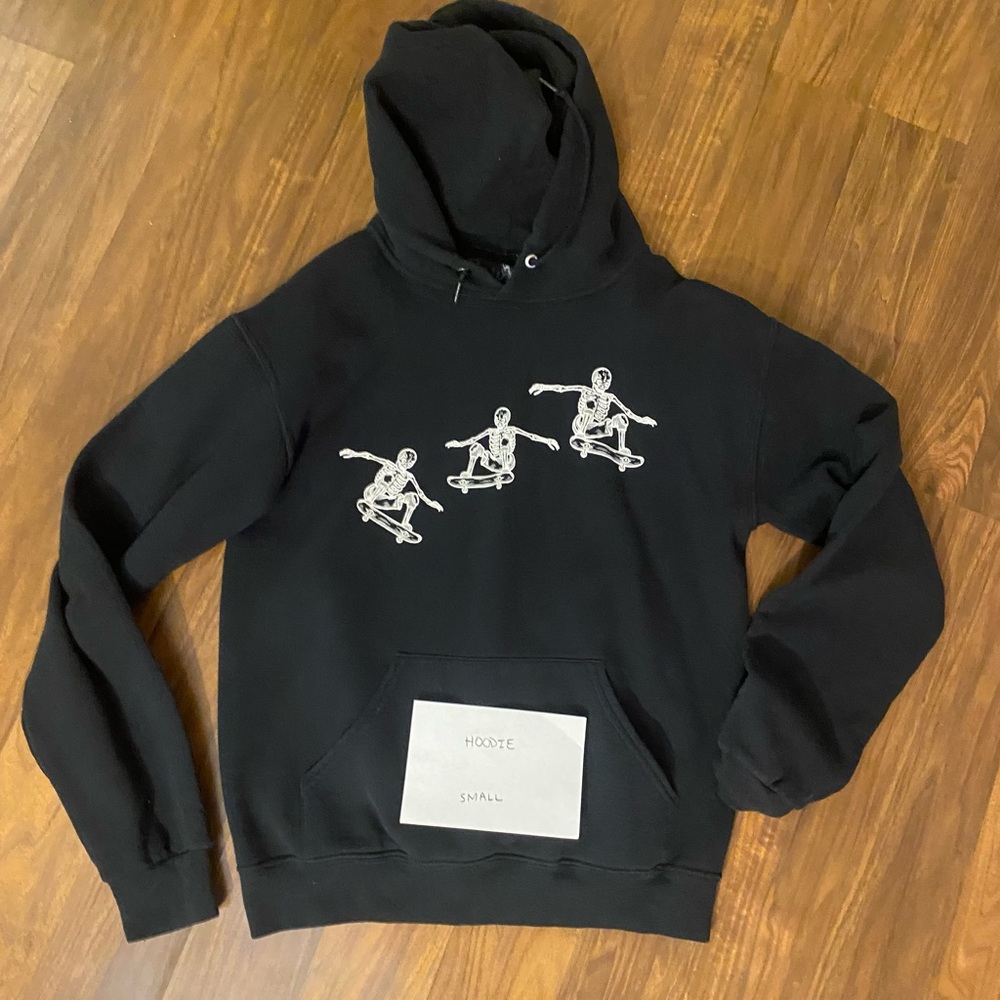 Black Graphic Hoodie
